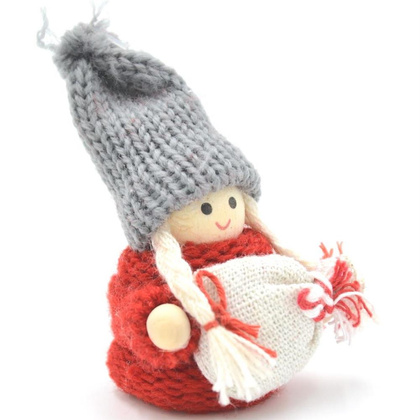 Laleczka dekoracyjna z workiem GIRL