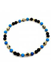 Bransoletka BLUE JASPIS 925