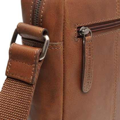 Torba na ramię skórzana Koniak - min. zamówienie 20 / 50 / 100 szt.