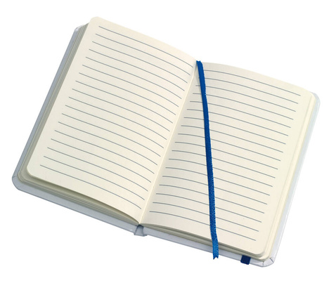 Notes AUTHOR w formacie A6, biały, niebieski