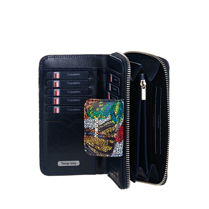 Portfel damski BajuBaj ze skóry naturalnej w motyle PD2006Cs13 RFIDPS