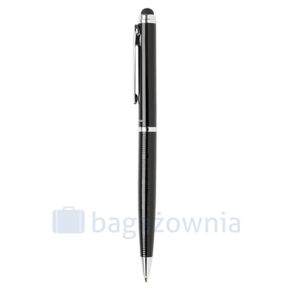Luksusowy długopis, touch pen Swiss Peak Czarny