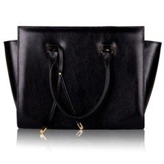 Torebka skórzana KEMER SOLIER FL11 Czarna - min. zamówienie 20 / 50 / 100 szt.