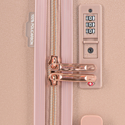 Duża walizka PUCCINI MALIBU PC031A 3C Różowa