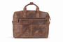 Torba skórzana męska na laptopa VOOC RDW5 brązowa