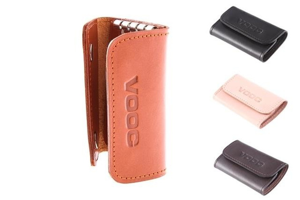 Etui na klucze skórzane Vintage P10 koniak