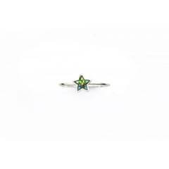 PIERŚCIONEK KRYSZTAŁEK SWAROVSKI STAL PLATEROWANA BIAŁYM ZŁOTEM PST461, Rozmiar pierścionków: US9 EU20