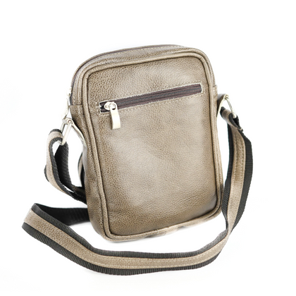 T-09 Listonoszka męska mała-skalisty brąz KEMER