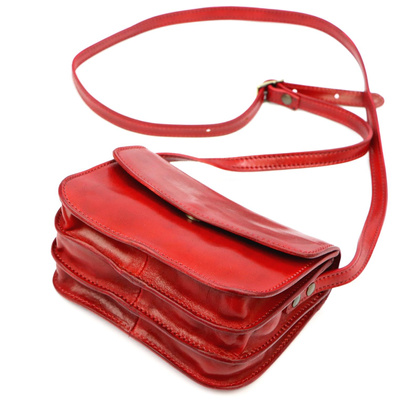 Torebka damska skórzana KEMER 5511 Brązowa