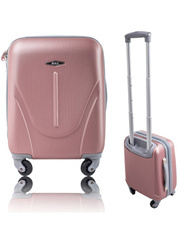 Mała walizka kabinowa PELLUCCI RGL 883 SS Rose red