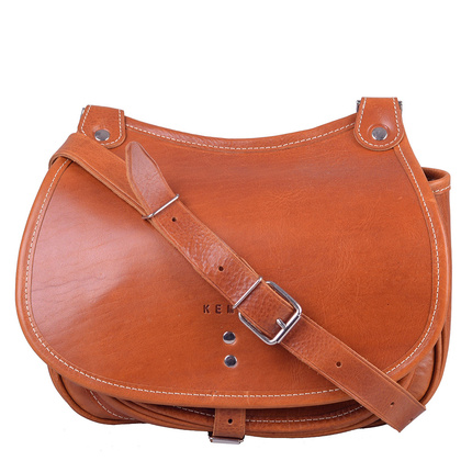 Torebka damska skórzana KEMER 887 Jasny brąz