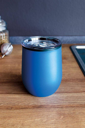 Kubek termiczny BOWLY, niebieski, poj. ok. 300 ml.