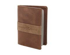 BH-276 TEXAS Etui na wizytówki skórzane Brązowe