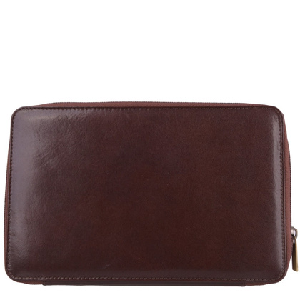 Saszetka skórzana KEMER S 3 Brązowa - min. zamówienie 20 / 50 / 100 szt.