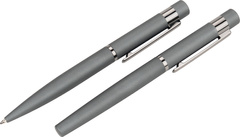 Zestaw piśmienny długopis i pióro kulkowe soft touch PORTO VEHLO MoLu