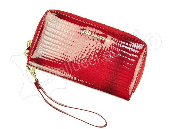 Portfel damski skórzany PELLUCCI GF118 Popiel / Brązowy