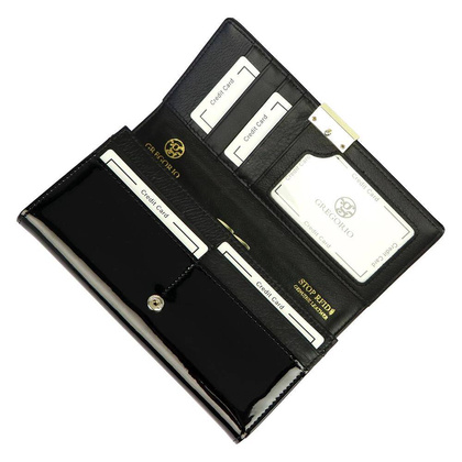 Portfel damski skórzany PELLUCCI LS-100 czarny