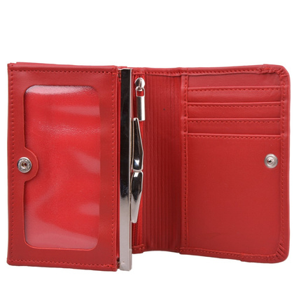 Portfel damski skórzany KEMER P11 LK Czerwony - min. zamówienie 20 / 50 / 100 szt.