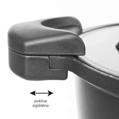 Szybkowar garnek ciśnieniowy granitowy do gotowania duszenia GRANDE 5,5 l