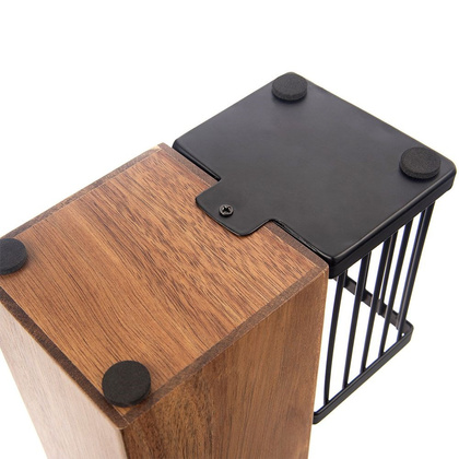 Zestaw noży w stojaku BLACK 6 el.