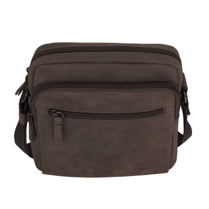 Torba skórzana męska Canaletto vintage TM335