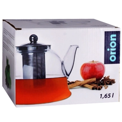 Dzbanek z sitkiem do zaparzania imbryk czajnik zaparzacz do herbaty ziół 1,65 l