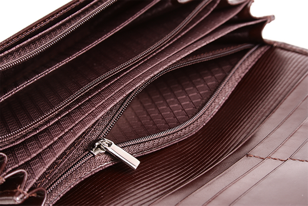 Duży skórzany portfel damski KEMER VOOC PPD5 Czarny