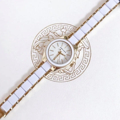 ZEGAREK DAMSKI Anne Klein Gold-Tone AK-3212WTGB + BOX