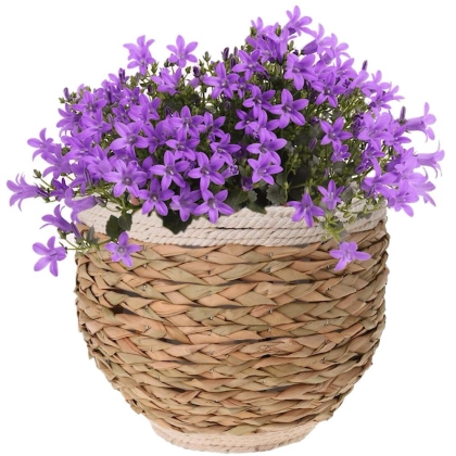 Doniczka osłonka pleciona na kwiaty rośliny 26x21 cm