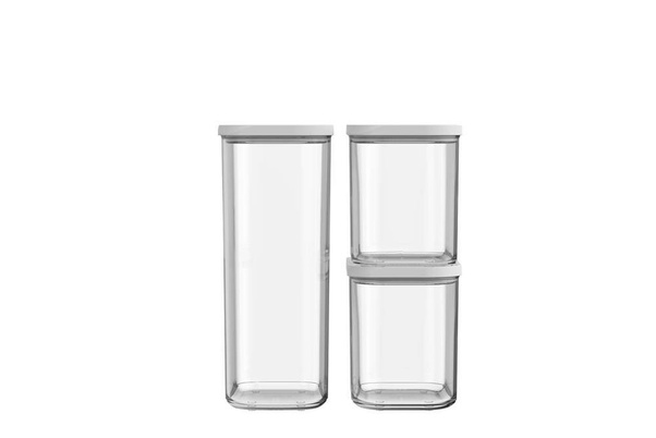 Zestaw pojemników Modula 3szt. Biały 10699553060