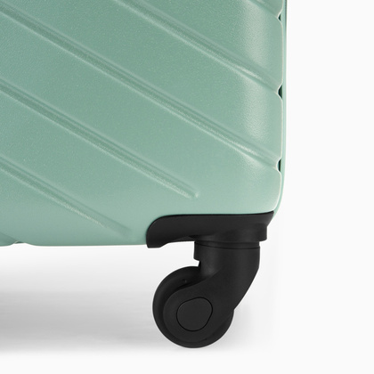 Duża walizka PUCCINI MALAGA ABS027A 5C Miętowa