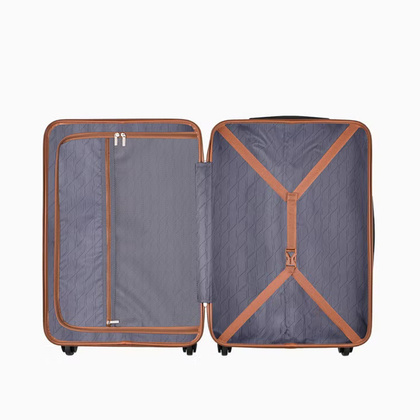 Średnia walizka PUCCINI ANTALYA ABS028B 9A Brązowa