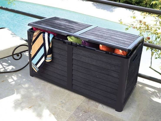 Skrzynia ogrodowa 420L antracyt