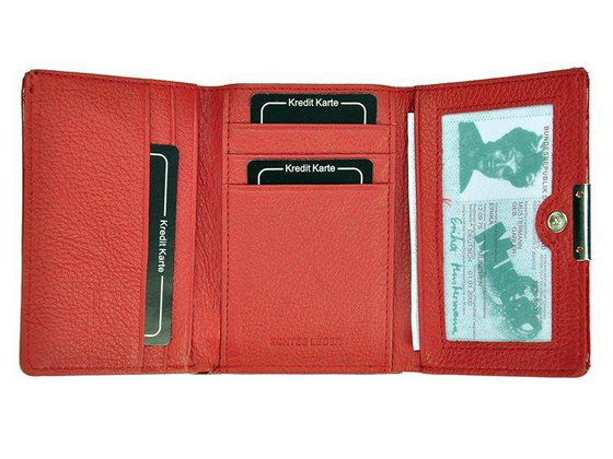 Portfel damski skórzany Pellucci 5243-2 Czerwony