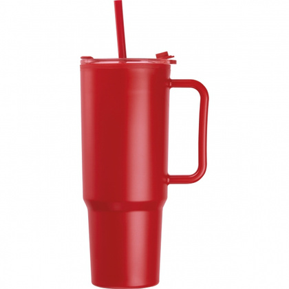 Kubek ze słomką XXL 1200 ml