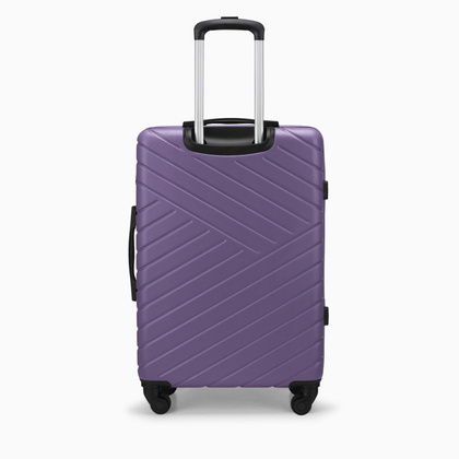 Średnia walizka PUCCINI MALAGA ABS027B 7B Fioletowa