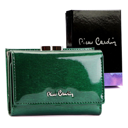 Nieduży portfel skórzany damski Pierre Cardin
