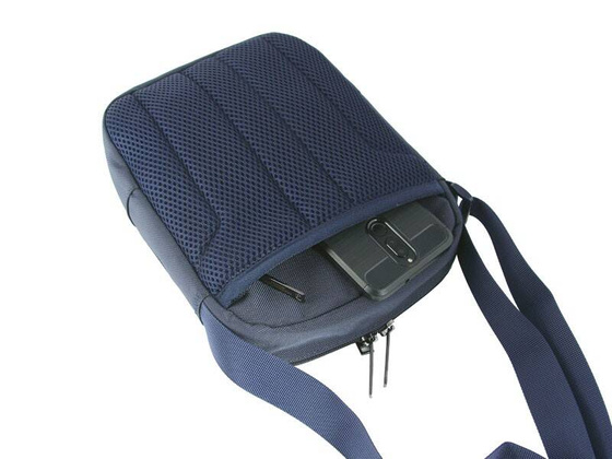 Torba na ramię AERONAUTICA MILITARE Drone Granatowa