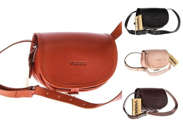 Listonoszka mała torebka KEMER VOOC Vintage P14 brąz