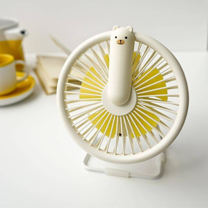 Wiatraczek-lampka miś kremowy UPOMINKARNIA