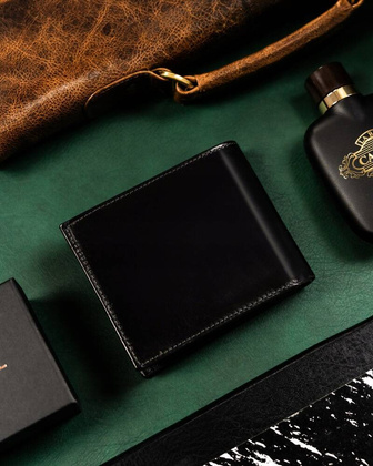 Duzy portfel meski ze skory naturalnej