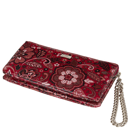 Portfel damski skórzany czerwony BajuBaj duży ręcznie szyty PD2403s167RFID