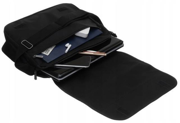 Mlodziezowa torba z poliestru z szerokim regulowanym paskiem