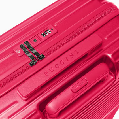 Mała kabinowa walizka PUCCINI DALLAS PC034C 3 Czerwona