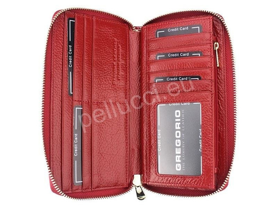 Portfel damski skórzany PELLUCCI FS-119 Niebieski