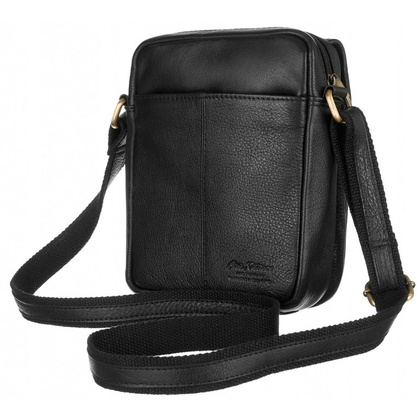 Męska, skórzana listonoszka na ramię