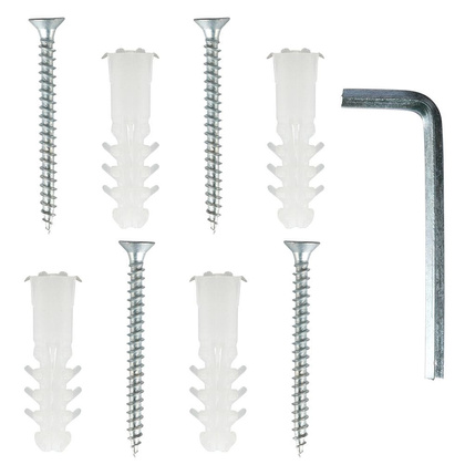 Półka z wieszakami ścienna czarna