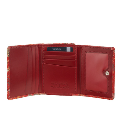 Mały czerwony portfel damski BajuBaj RFID PD2000s132