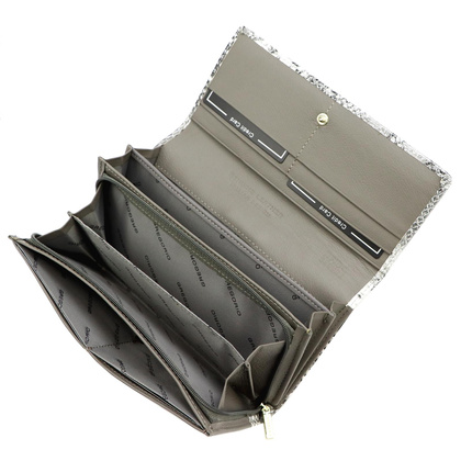 Portfel damski skórzany PELLUCCI SNR-122 popiel