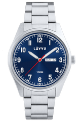 LAVVU Zegarek ze stali nierdzewnej ​FOSEN Blue